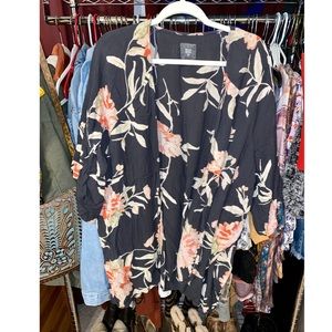 Floral Billabong Cardigan/ Cover Up